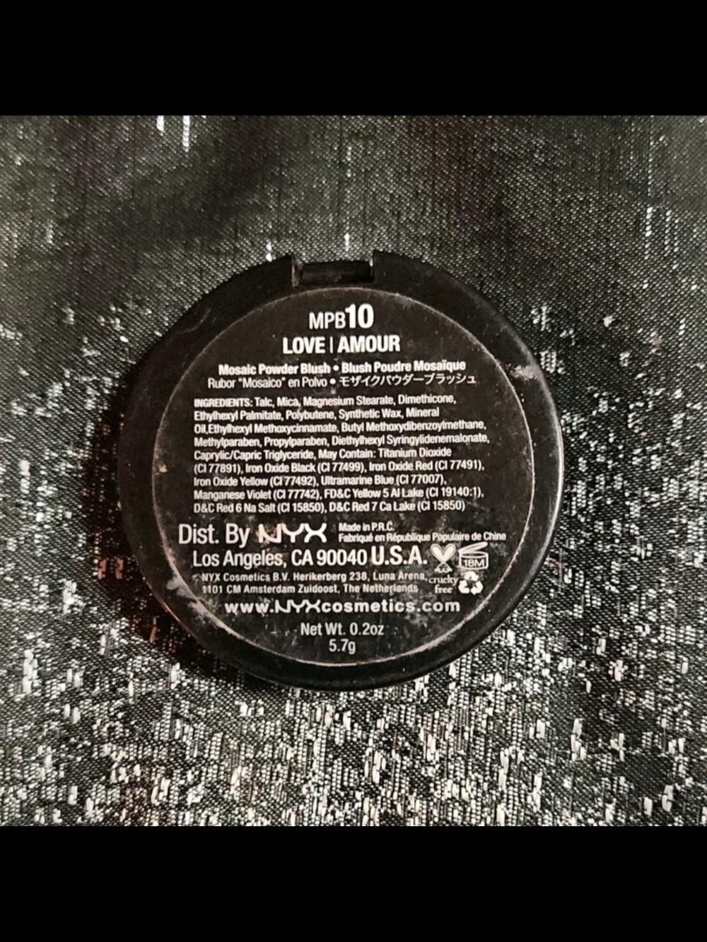 NYX Mosaic Powder Blush in Love 0.20oz BNIB Discontinued - Picture 4 of 6